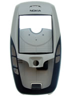 Carca�a Face Plate Nokia 6600 Branco c/ Preto Nova